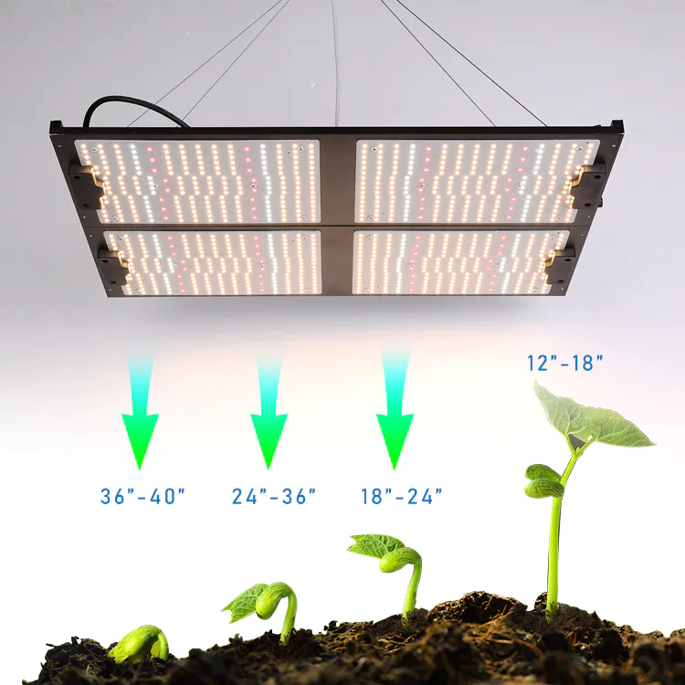 New 600W 640W LED Grow Light IR Veg Bloom Spectrum Dimmable Plant Grow Lights for Hydroponic Indoor