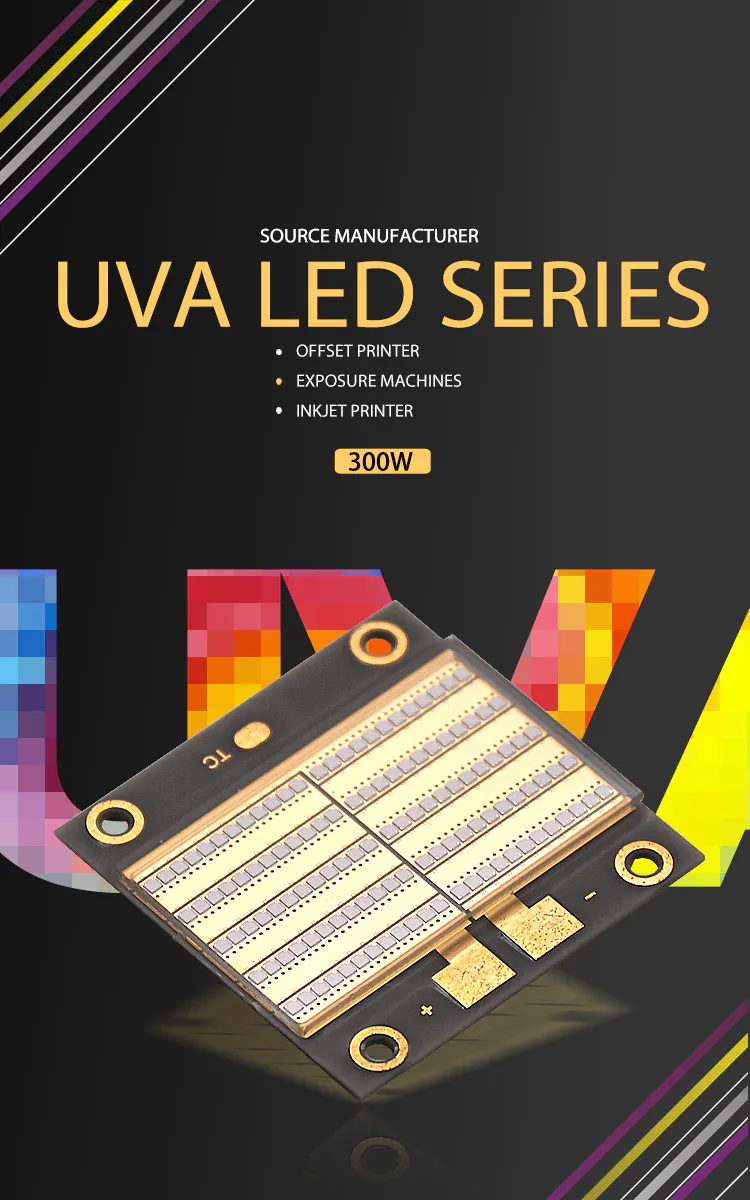 Support Customization 365-405nm 3W 10W 50W 100W 200W 300W 400W UV Chip SMD UVA LED Apply to led uv floor curing machine