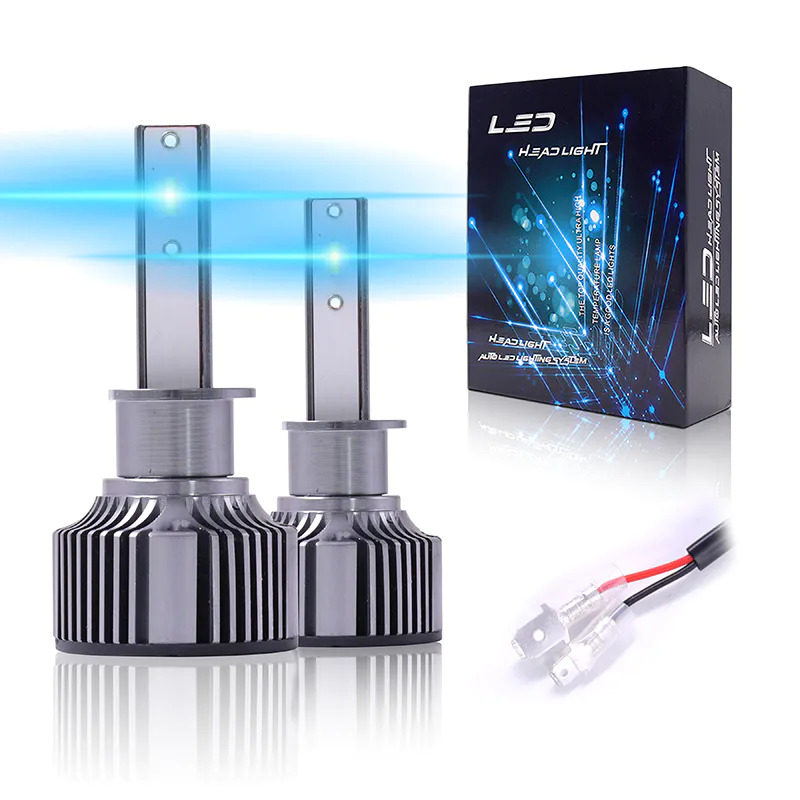 LEARNEW H1 LED Headlights Car Headlamps 6500K 25W 3000LM LED 9-36V Auto Fog Light Bulbs