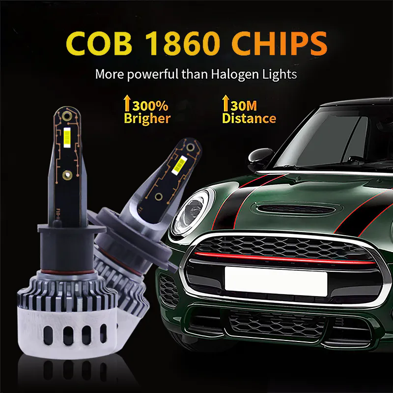Auto lighting system h1 h4 led headlights bulb H1 headlamp led lighting for vehicle cars led head lights