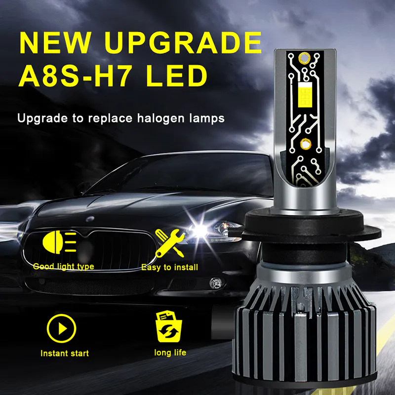 Learnew Auto Lighting System led 2800 lumens H7 led ed headlights 28w Car led headlight