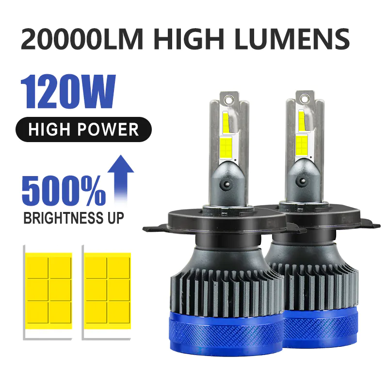 LEARNEW 120W LED HEADLIGHT WARRANTY HIGH POWER LED HEADLIGHT H7 H11 H13 9006 9005 9004 9001 H1 H3 H4