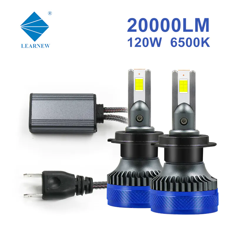 LEARNEW Hight quality LED head light for car h11 h4 h7 H13 9004 9007 120w COB LED headlight lamps light car led headlight