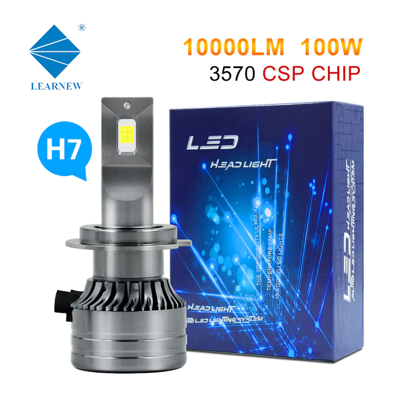 High Power 100w 10000LM Car Light H7 9-36V Led Headligh Bulb Lamp 6000K Auto Led Headlight