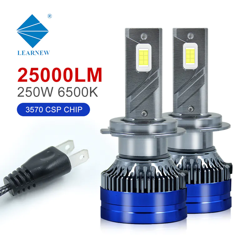 LEARNEW 250W H7 led headlight bulb high bright 6000K 25000Lm 9006 led headlight 9-36V H4 led H11 led for car