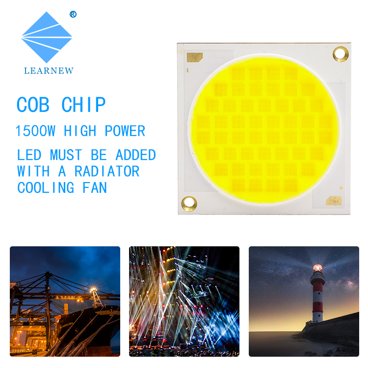 LEAENEW ODM Factory 500W 1000W COB LED 5555 Pure Copper LED Board 3.0mm WHITE 95 Cri Led Quality Flip Chip