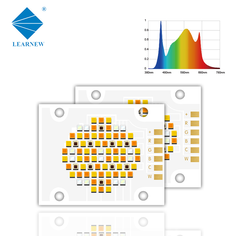 Five in One full color cob led 180W 4050 RGBCW led 2700K 6500K 21-24V led chip cob for Stage Light