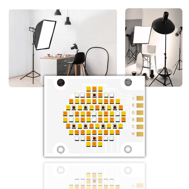 Full spectrum 4050 High Power 180W Five colors Led Cob Chip 620nm 460nm 520nm 2700K 6500K Bridgelux Chip Tunable COB LEDs