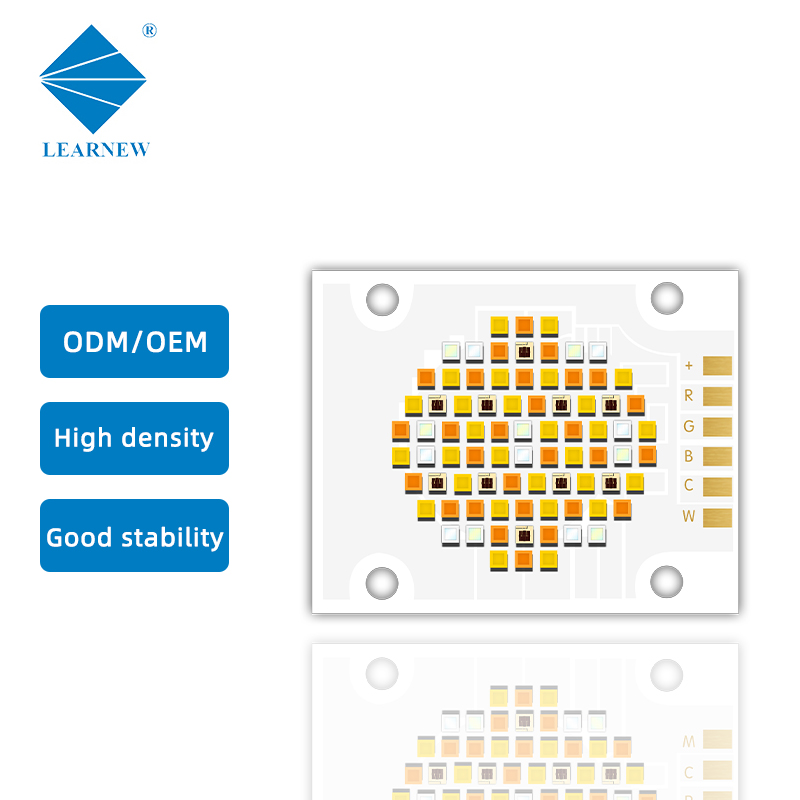 Five in One full color cob led 180W 4050 RGBCW led 2700K 6500K 21-24V led chip cob for Stage Light