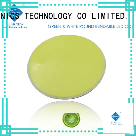 flip chip technology flexible view angle 9w R50mm size 3.0-3.4v green flexible led cob for led magic light