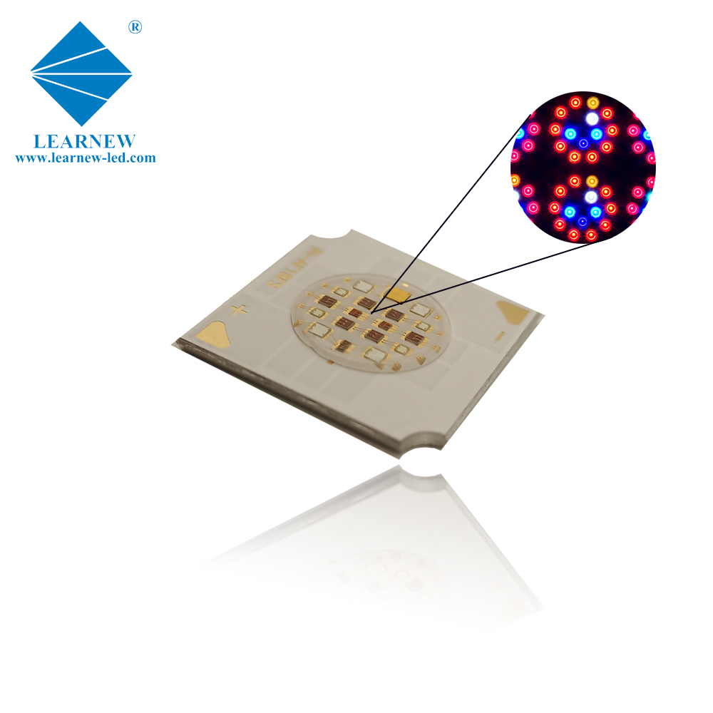 high efficiency led grow light chips 18w muti wavelength 473nm 530nm 3000k 630nm 665nm 735nm cob led chips