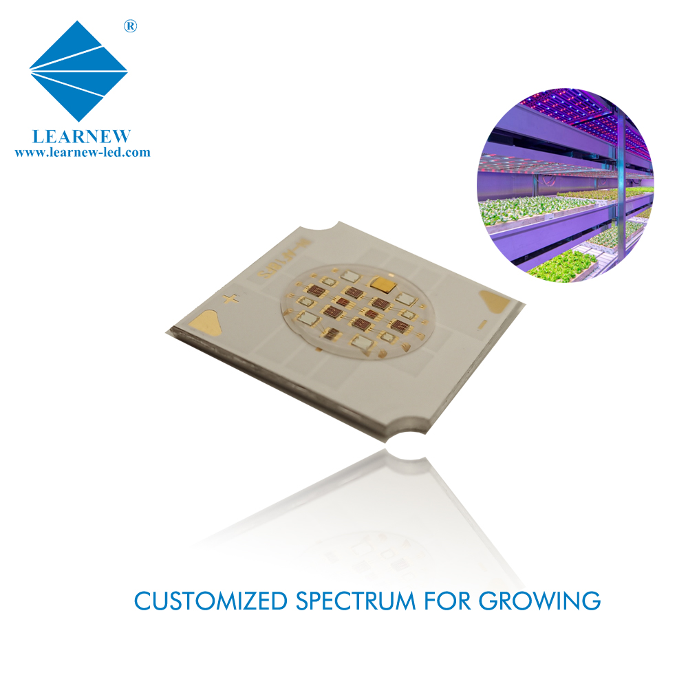 high efficiency led grow light chips 18w muti wavelength 473nm 530nm 3000k 630nm 665nm 735nm cob led chips