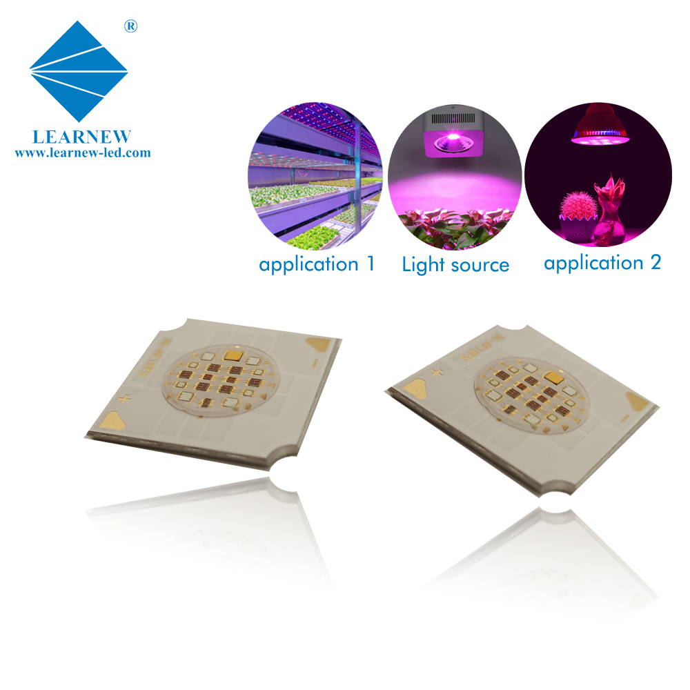 high efficiency led grow light chips 18w muti wavelength 473nm 530nm 3000k 630nm 665nm 735nm cob led chips