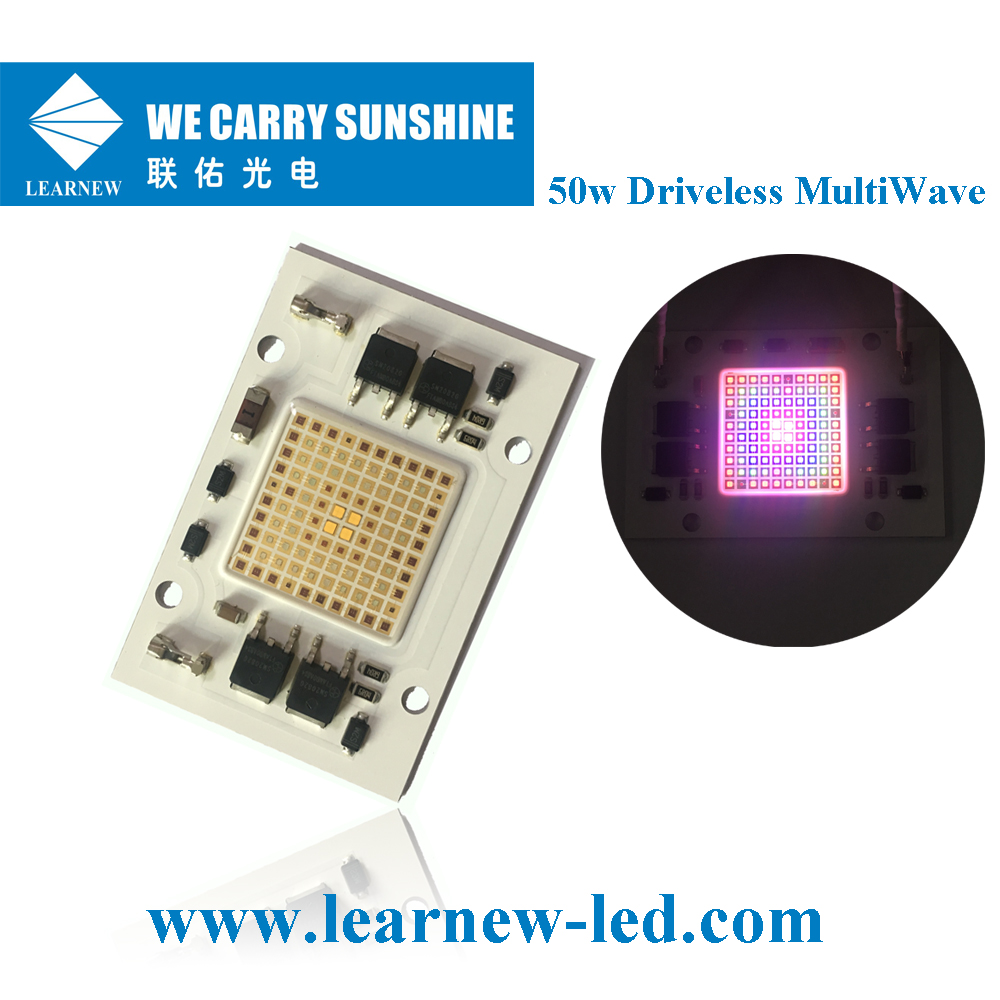 china supplier good quality 50W±2W grow led cob 473nm 530nm 3000k 630nm 665nm 735nm 40*60mm cob led chip