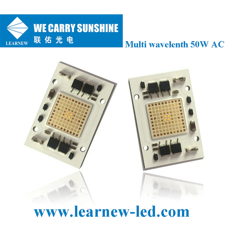 china supplier good quality 50W±2W grow led cob 473nm 530nm 3000k 630nm 665nm 735nm 40*60mm cob led chip