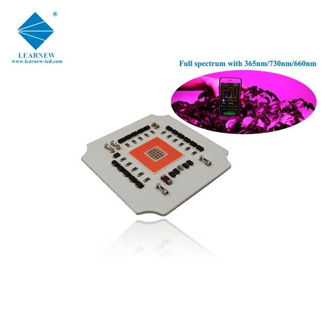 full spectrum grow cob led chips 660nm 730nm 365nm 100w grow led cob for farms and grow light market