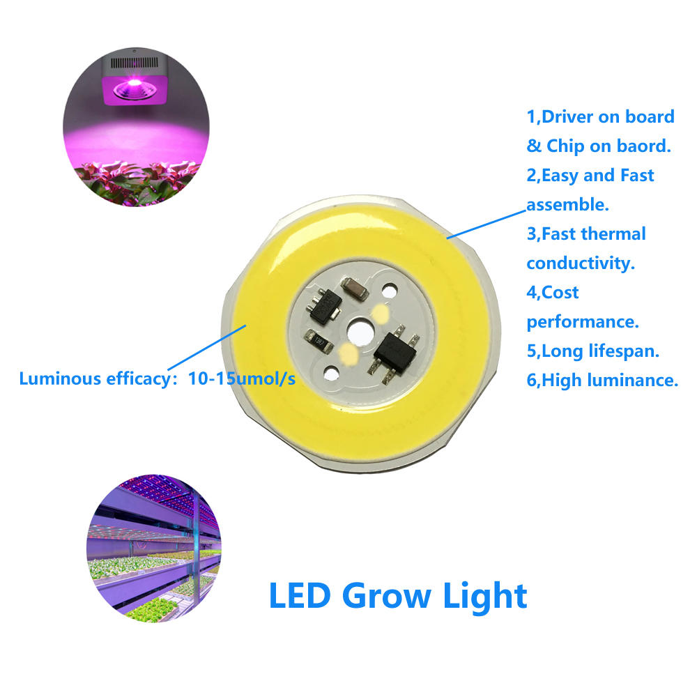 shenzhen hot sales 20w ac 220v cob led chip for led bulb and led spotlight